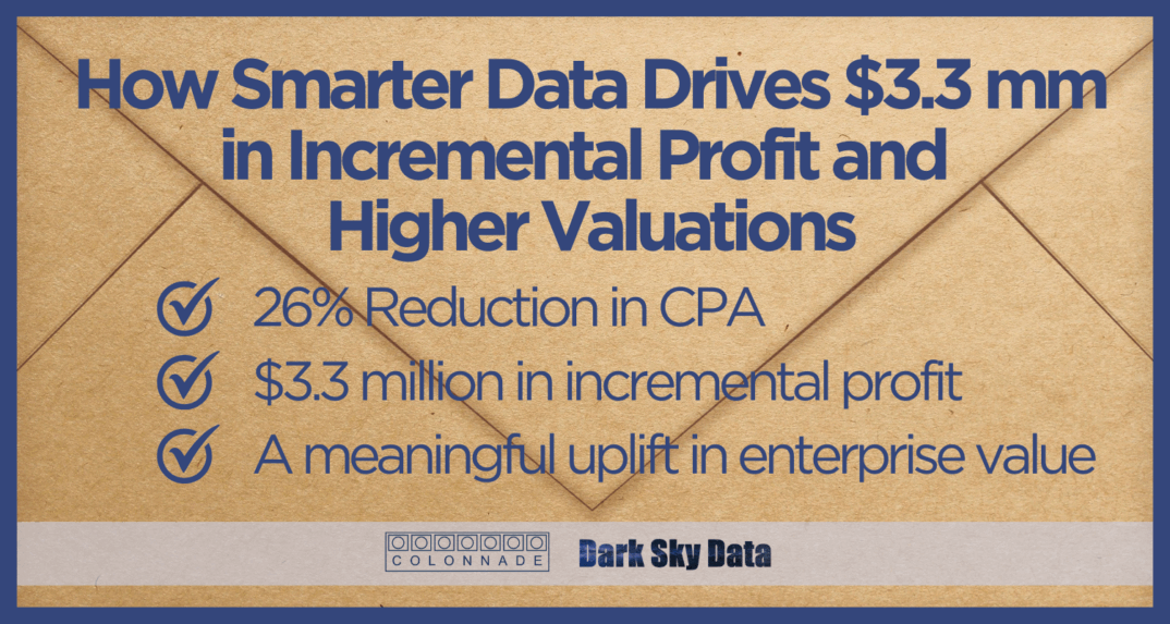 How Smarter Data Drives $3.3 mm in Incremental Profit and Higher Valuations
